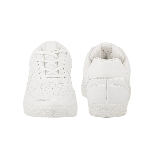 Classic All-White Casual Sneakers Minimal Design