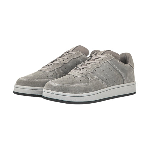 Suede Casual Sneakers Grey Modern Design