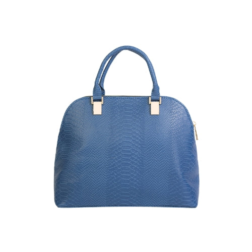 Structured Textured Top Handle Handbag