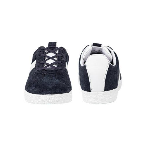 Suede Casual Sneakers Navy White Design