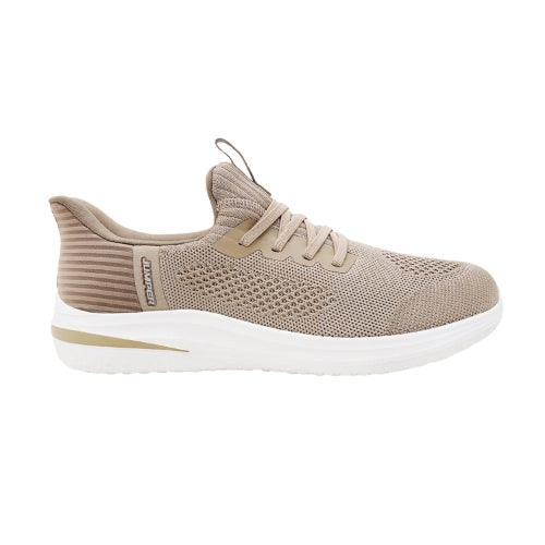 Lightweight Knit Casual Sneakers Beige Design