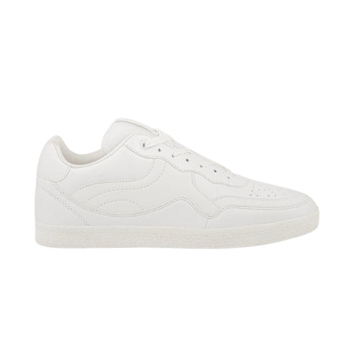 Classic All-White Casual Sneakers Minimal Design