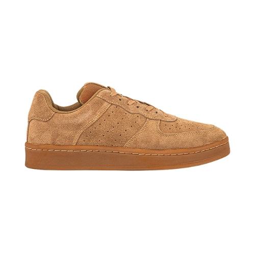 Suede Casual Sneakers Brown Modern Design