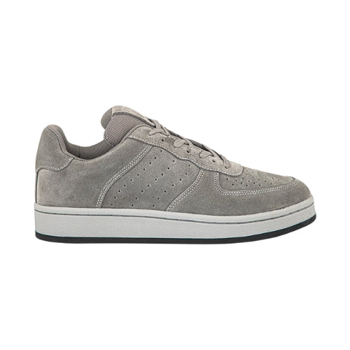 Suede Casual Sneakers Grey Modern Design