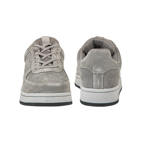 Suede Casual Sneakers Grey Modern Design
