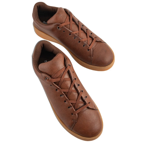 Men’s Brown Casual Low-Top Sneakers