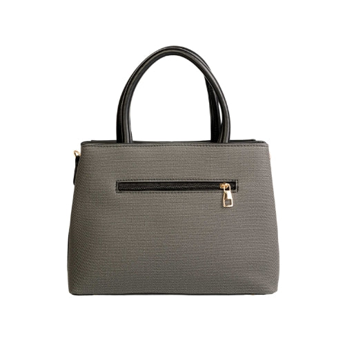 Elegant Structured Top Handle Satchel Bag
