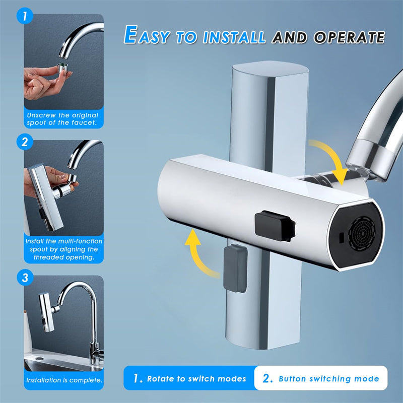 Rotating Kitchen Faucet Nozzle